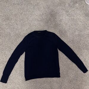 Navy J Crew Margot Crewneck Sweater